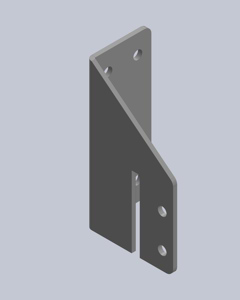 Clamp left for EB idler V21 nest empty Relax 2.0